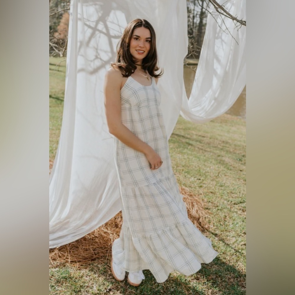 Cloth & Stone Linen maxi dress